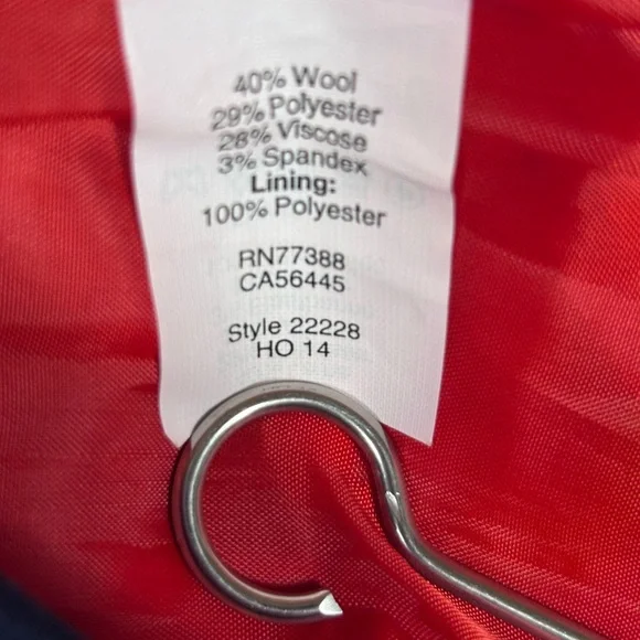 J.Crew Red Tartan Plaid Wool‑Blend A‑Line Mini Skirt Size 0 - Picture 8 of 10